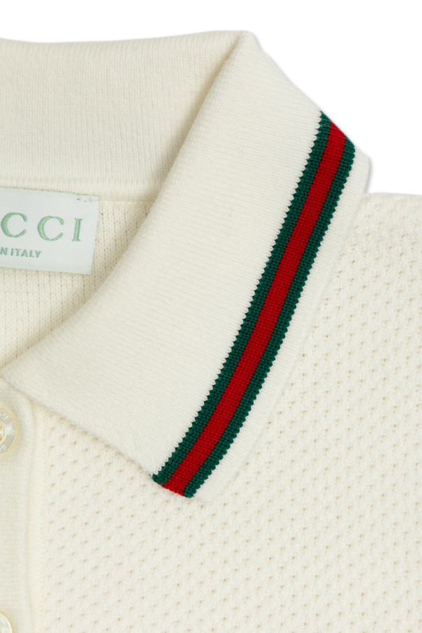 Gucci Kids Sukienka z kołnierzem