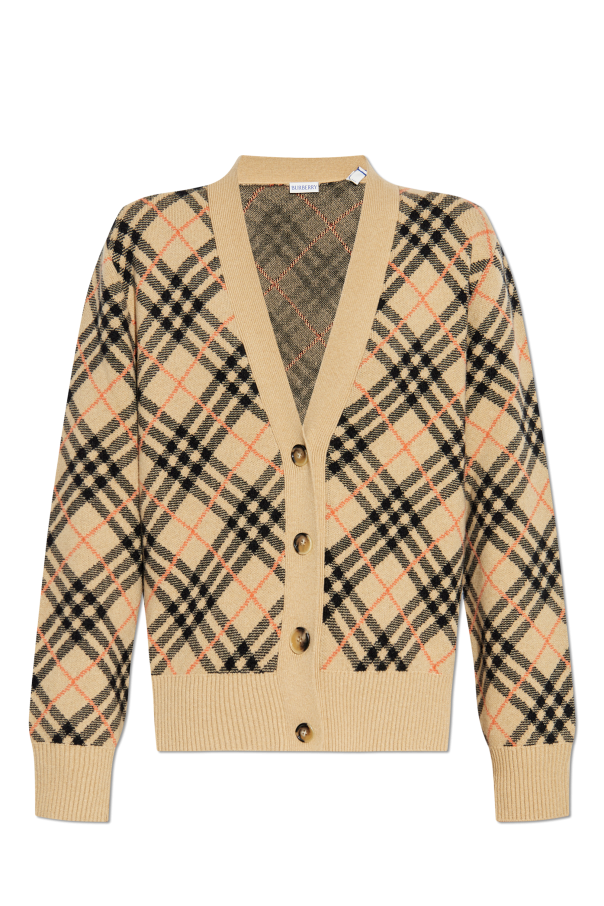 Burberry Cardigan with check pattern