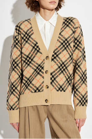 Burberry Cardigan with check pattern