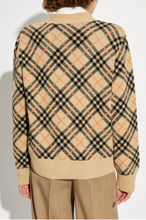 Burberry Cardigan with check pattern