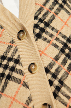 Burberry Cardigan with check pattern