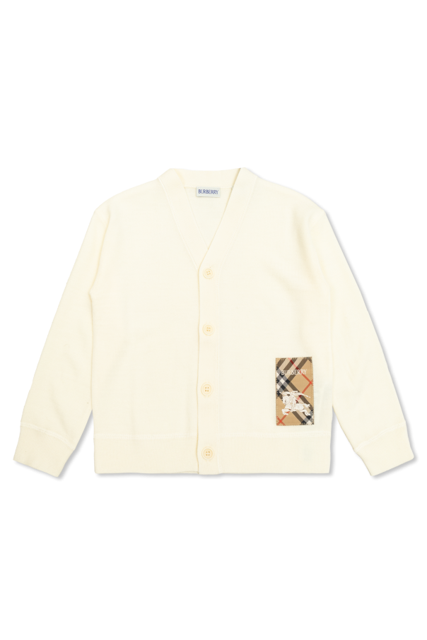 Burberry Kids Wool Cardigan