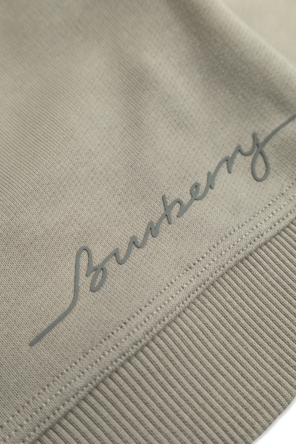 Burberry Kids Cotton sweatshirt with logo