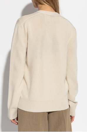 Burberry Wool cardigan with logo patch