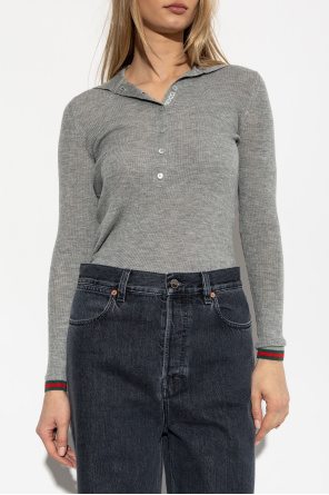 Gucci Polo de manga larga