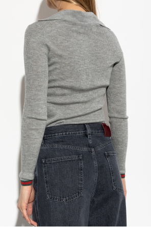 Gucci Polo de manga larga