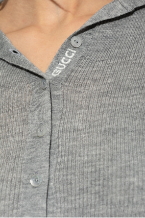 Gucci Polo de manga larga