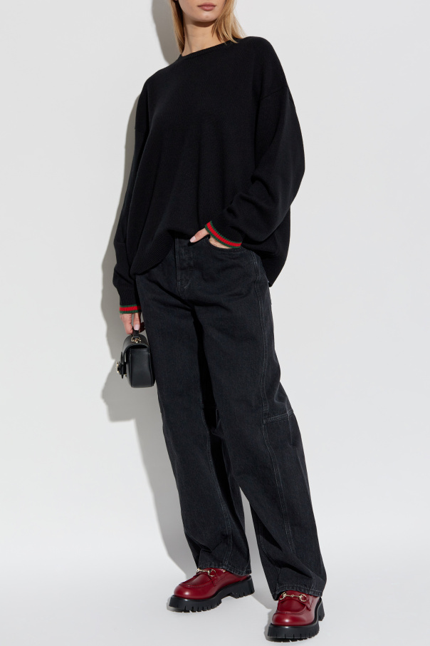 Gucci Locker geschnittener Pullover