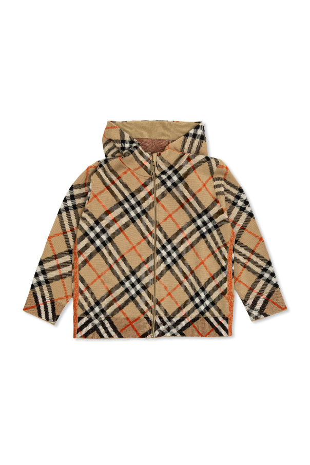 Hooded cardigan, zdjęcie 1 Hooded cardigan od Burberry Kids