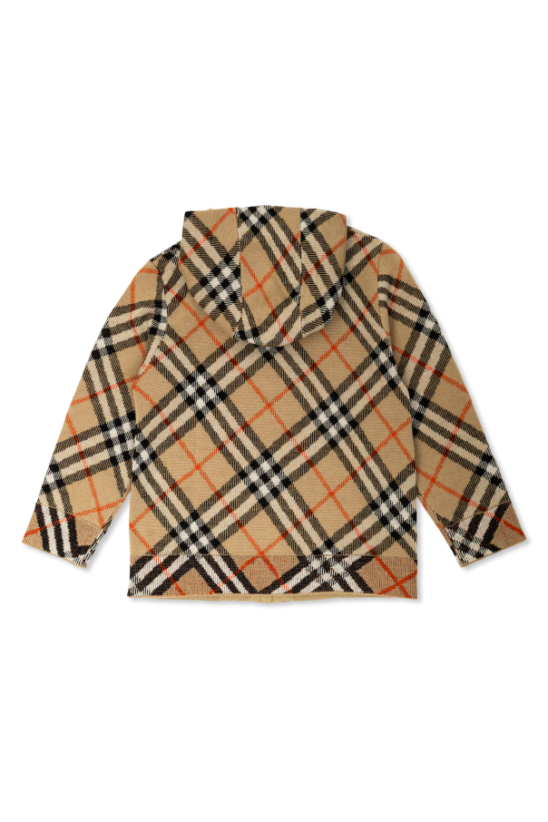 Burberry Kids Cárdigan con capucha