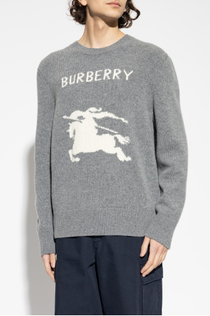 Burberry Suéter de lana con logo