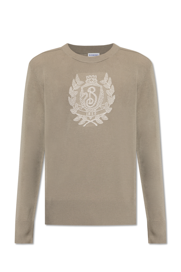 Burberry Sweater with embroidered logo