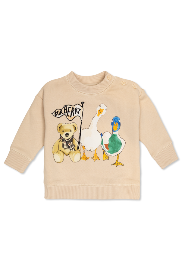 Sweatshirt with print od Burberry Kids