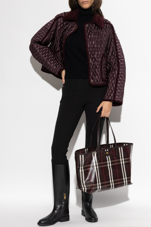 Burberry Turtleneck with logo patch