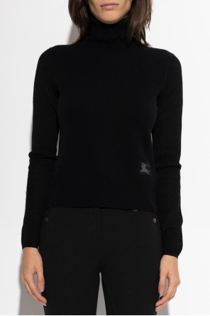 Burberry Turtleneck with logo patch