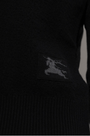 Burberry Turtleneck with logo patch