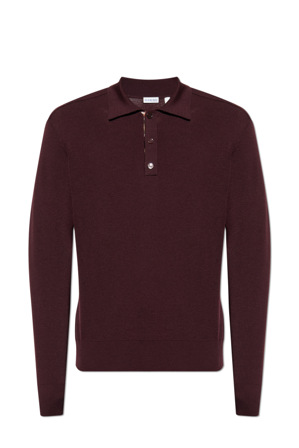 "Marcus" long sleeve polo od Burberry