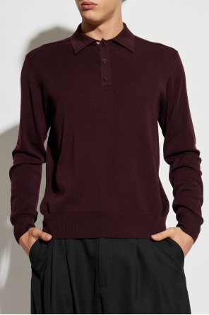 Burberry Long-sleeve "Marcus" polo