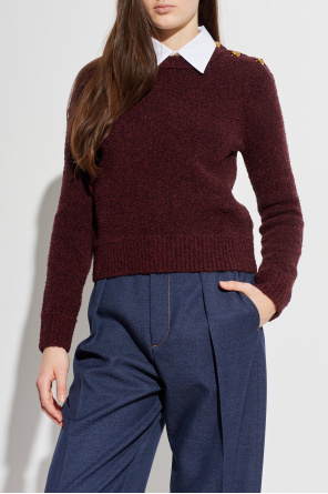 Bottega Veneta Sweater with wool trim