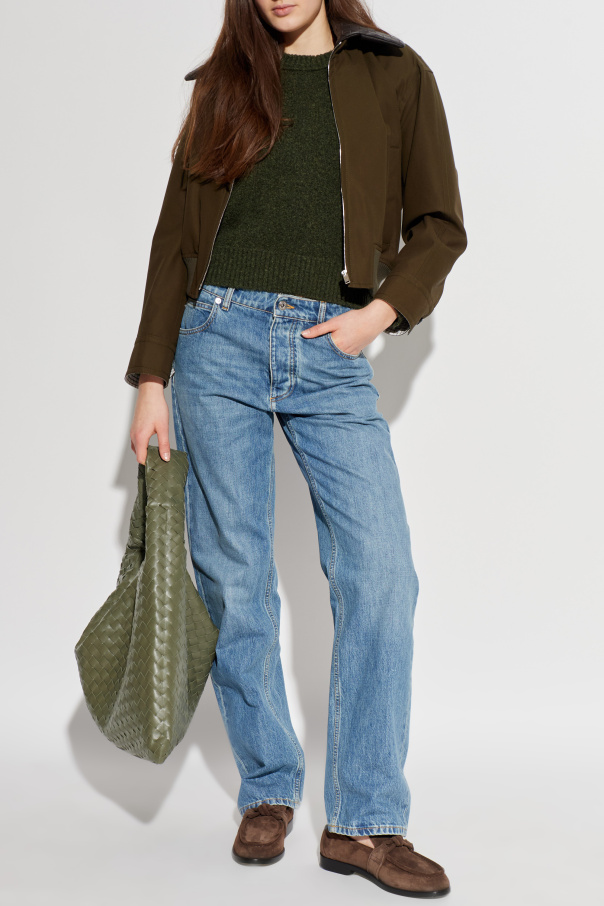 Bottega Veneta Sweater with wool trim