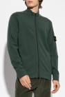 Stone Island GREEN Cardigan with Logo