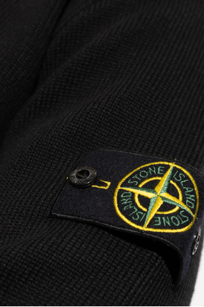 Stone Island Sweter z logo