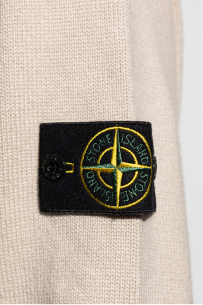 Stone Island Sweter z logo