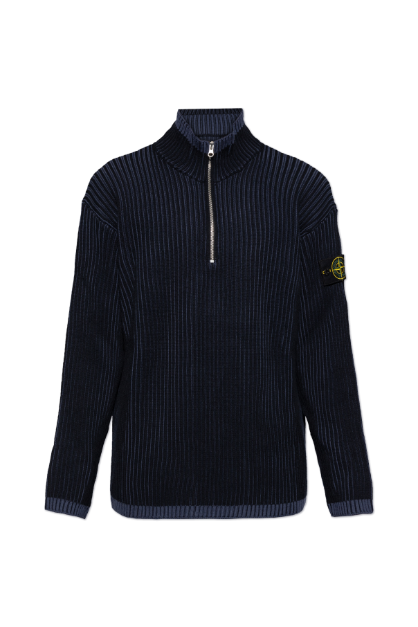 Stone Island Sweter z logo