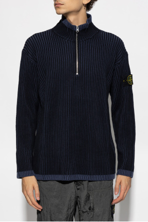 Stone Island Sweter z logo