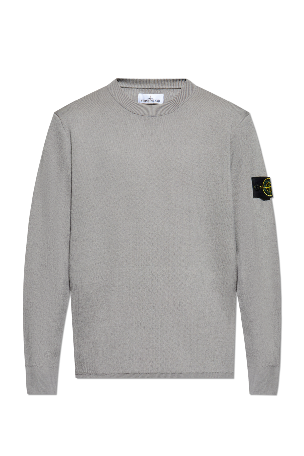 Stone Island Sweter z logo