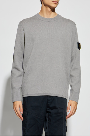 Stone Island Sweter z logo