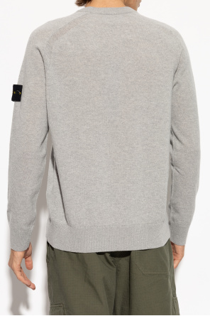 Stone Island Sweter z logo