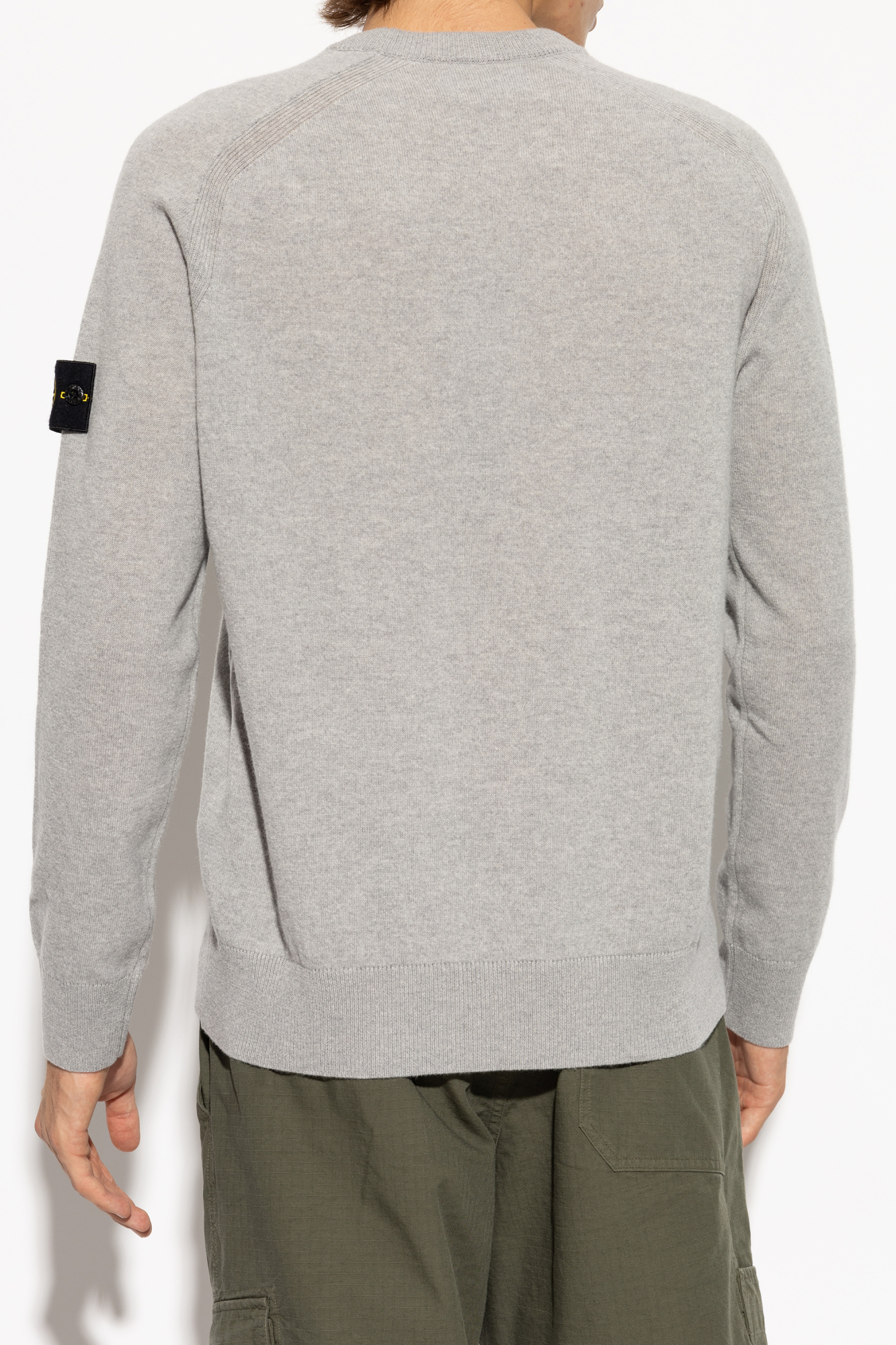 Stone Island Sweter z logo