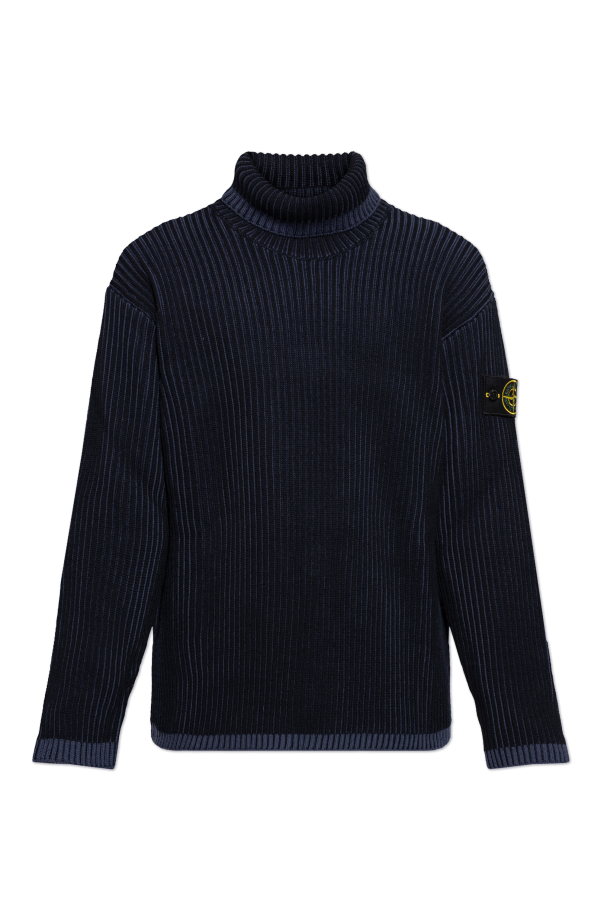 Stone Island Ribbed polo neck