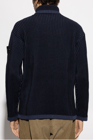 Stone Island Ribbed polo neck