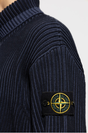 Stone Island Ribbed polo neck