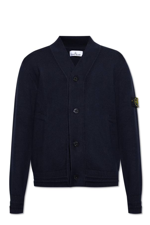 Stone Island Cardigan with logo