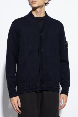 Stone Island Cardigan with logo