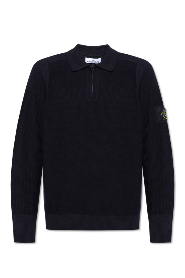 Stone Island Swter z kołnierzykiem