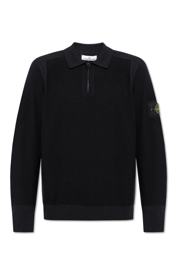 Stone Island Swter z kołnierzykiem