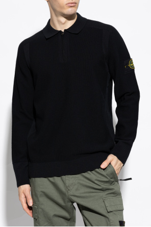 Stone Island Swter z kołnierzykiem