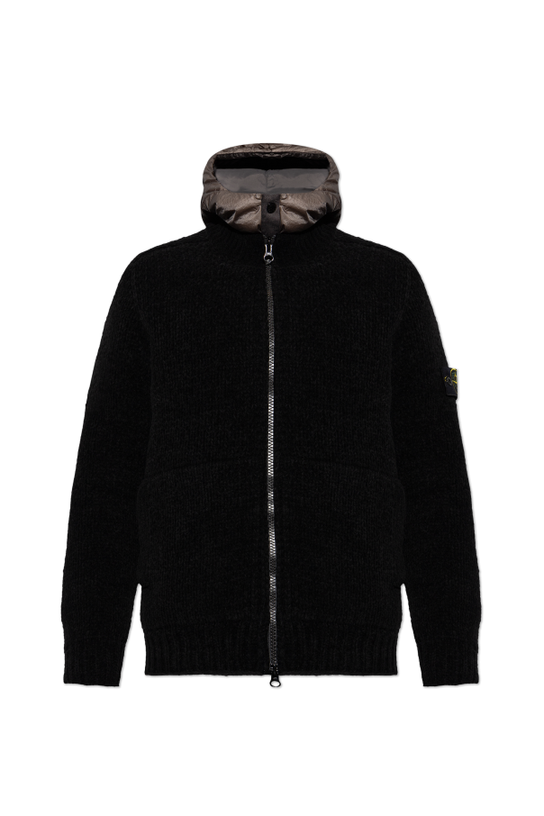 Stone Island Down jacket with logo