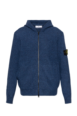 Cardigan with logo