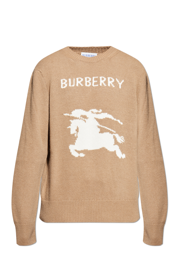 Wool sweater with logo od Burberry