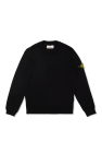 Stone Island Kids NAVY BLUE Wool sweater from Stone Island Kids