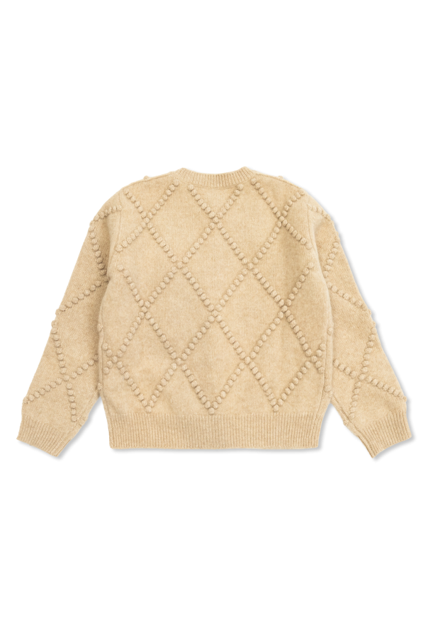 Burberry Kids Cardigan with appliqué