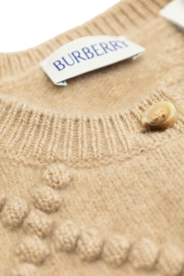 Burberry Kids Cardigan with appliqué