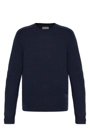 Cashmere sweater with a crew neck