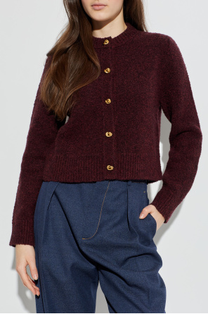 Bottega Veneta Cardigan with wool trim