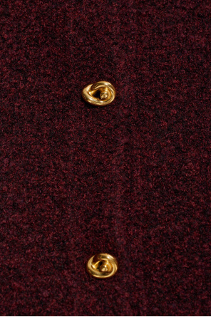 Bottega Veneta Cardigan with wool trim